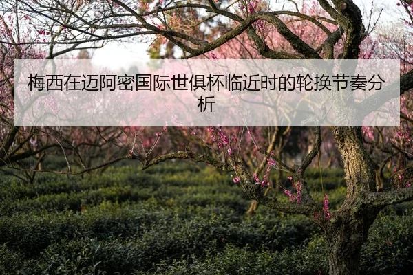 梅西在迈阿密国际世俱杯临近时的轮换节奏分析
